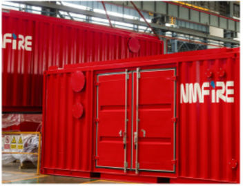 3D Design Skid Mounted Fire Pump For Outdoor Containerised Fire Fighting