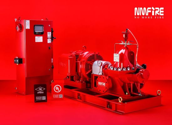 5000 GPM 電動消防ポンプ スプリットケース型消防ポンプセット