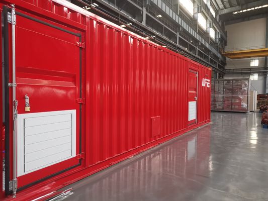 1500 GPM ホリゾナル・スプリットケース 消防ポンプ組 1E1D1J NFPA 20 コンテナ式ポンプ室