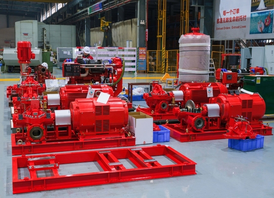淡水/海水 UL FM ディーゼル消防ポンプ 待機電力 29kw-772kw 消火用 3500GPM