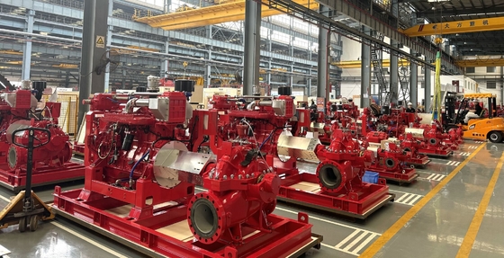 性能と規格のための消防ディーゼルエンジン消防ポンプ 4500GPM UL NFPA20 消防ポンプサプライヤー