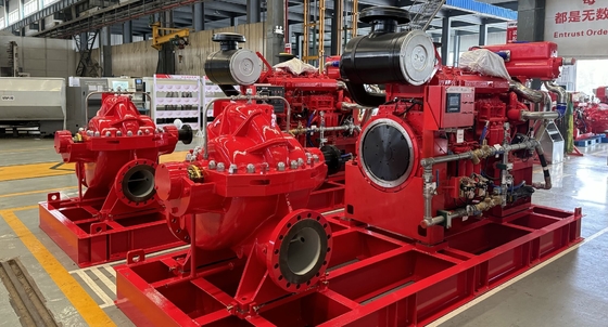 NFPA 20 消防ポンプ - 優れた消火性能を発揮 110-284PSI ヘッド 4500GPM