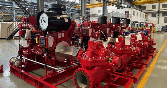 SCF250-200-600 ディーゼルエンジン駆動のスプリットケース火力ポンプ 4500 GPM UL/FM認定
