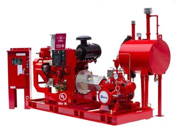 多段階 1000GPM @ 130PSI ディーゼルエンジンの駆動消防ポンプ