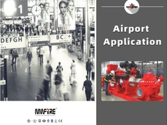 NMFIRE 6000gpm UL/FM ディーゼル駆動の空港用消防ポンプ